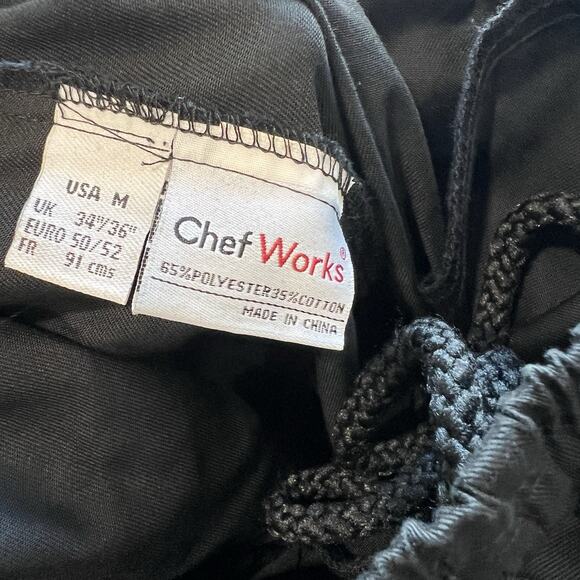 Chef Works Men's Essential Baggy Chef cook Pants Size Medium - Picture 2 of 3